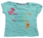 Luxusné dievčenské tričká s krátkym rukávom veľkosť 62