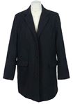Pánsky čierny vlnený kabát Burton