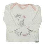 Luxusné dievčenské tričká s dlhým rukávom veľkosť 68