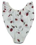 Dámske biele kvetované pyžamové nohavičky Bhs