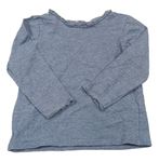 Lacné dievčenské tričká s dlhým rukávom veľkosť 92, H&M
