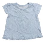 Luxusné dievčenské tričká s krátkym rukávom veľkosť 68