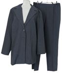 2set - Dámský šedý kalhotový kostým