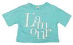 Luxusné dievčenské tričká s krátkym rukávom veľkosť 116