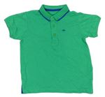 Zelené polo tričko s vážkou Matalan