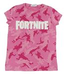 Ružové tričko s potiskem FROTNITE F&F