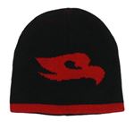 Čierno-červená čapica