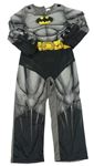 Kostým- šedo-černý overal Batman vel.116-128