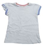 Lacné dievčenské tričká s krátkym rukávom veľkosť 122, Yd.