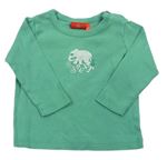 Zelené tričko so slonom Esprit