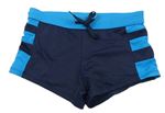 Modro-tmavomodré nohavičkové plavky