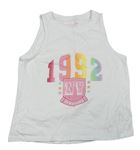 Luxusné dievčenské tričká s krátkym rukávom veľkosť 158