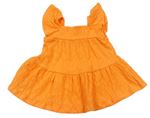 Oranžové rebrované šaty F&F