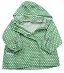 Zelená šušťáková bunda s hviezdami a kapucňou Impidimpi