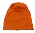 Oranžová bavlnená čapica