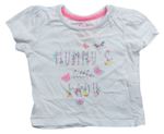 Lacné dievčenské tričká s krátkym rukávom veľkosť 68  Early