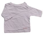 Lacné dievčenské tričká s dlhým rukávom veľkosť 50