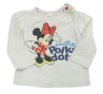 Dievčenské tričká s dlhým rukávom veľkosť 68 Disney
