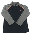 Antracitovo-sivé športové tričko Primark
