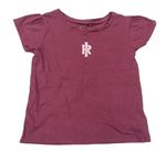Lacné dievčenské tričká s krátkym rukávom veľkosť 80  River