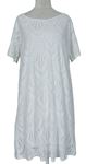 Dámske biele čipkové šaty Made in Italy