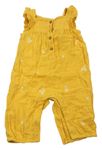 Žlté mušelínové na traké nohavice F&F