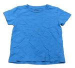 Modré melírované tričko s vreckom Next