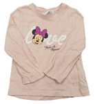 Dievčenské tričká s dlhým rukávom veľkosť 104 Disney