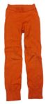 Oranžové pletené tepláky H&M