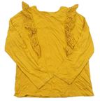 Dievčenské tričká s dlhým rukávom veľkosť 140 F&F