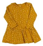 Medové bodkované šaty Matalan