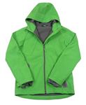 Zelená softshelová bunda s kapucňou Y.F.K.