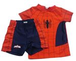 2set- Červeno-modré Uv tričko Spiderman + chlapčenské plavky Marvel