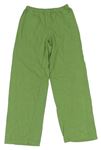 Zelené pyžamové nohavice