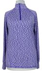 Dámske fialové melírované športové tričko Boohoo