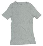 Sivé rebrované spodné tričko F&F