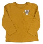 Lacné dievčenské tričká s dlhým rukávom Nutmeg | BRUMLA.SK