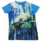 Modré tričko so žralokom Next