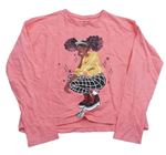 Luxusné dievčenské tričká s dlhým rukávom veľkosť 140