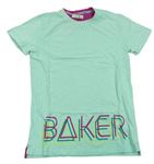 Mátové tričko s nápisom Baker