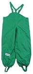 Zelené šušťákové zateplené na traké nohavice s pruhmi TCM