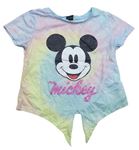 Farebné crop tričko s Mickeym Primark