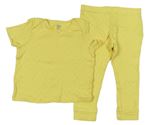 Žlté pyžama s dirkovaným vzorom F&F