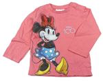 Lacné dievčenské tričká s dlhým rukávom veľkosť 80, Disney