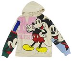 Svetlobéžová mikina s Mickeym a kapucňou H&M