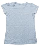 Luxusné dievčenské tričká s krátkym rukávom veľkosť 140