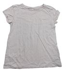 Luxusné dievčenské tričká s krátkym rukávom veľkosť 152