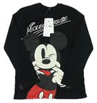 Čierne tričko s Mickey Mousem George