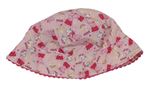 Ružový šušťákový klobúk s Peppou