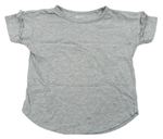 Lacné dievčenské tričká s krátkym rukávom veľkosť 128, Tu